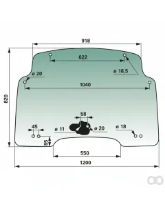 Prillinger - 00114437 - Frontscheibe Anstelle Von Cnh