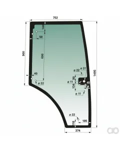 Prillinger - 00114452 - Tuerscheibe Anstelle Von Claas