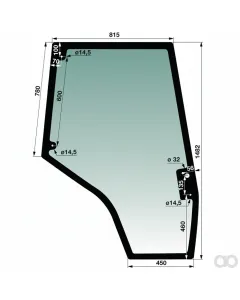 Prillinger - 00114750 - Tuerscheibe Rechts Zu MF