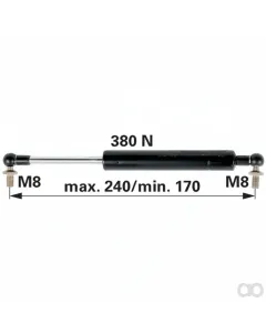 Prillinger - 00115023 - Gasdruckfeder Fuer Heckscheibe