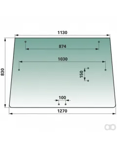 Prillinger - 00115102 - Heckscheibe Anstelle Von John