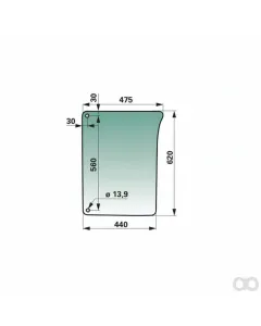 Prillinger - 00115126 - Frontscheibe Rechts Anstelle Von