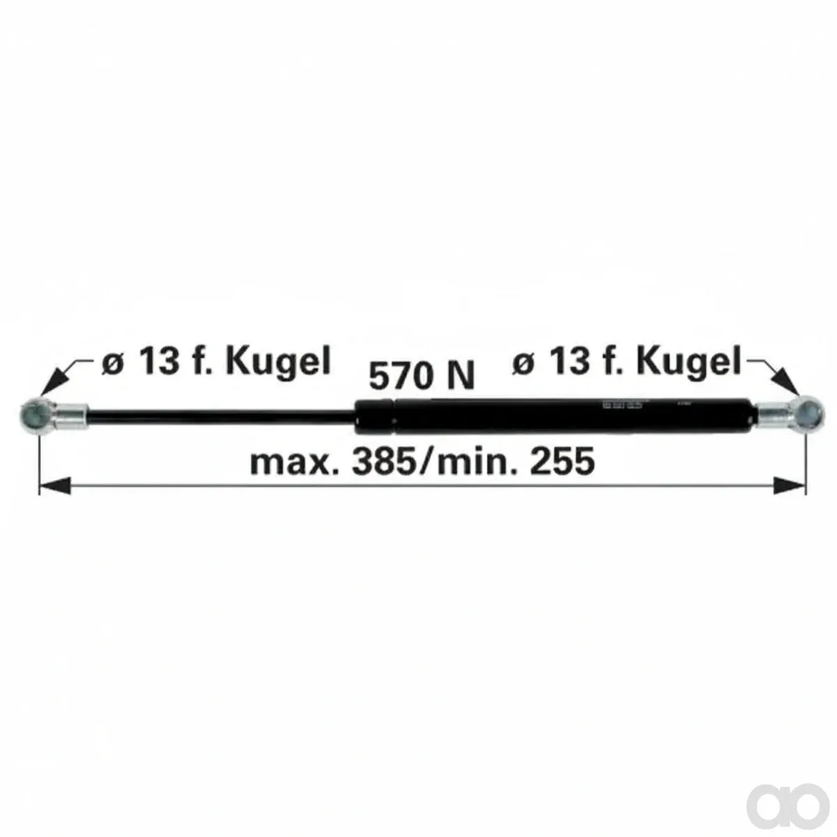 Prillinger - 00115856 - Gasdruckfeder Fuer Tür Zu Same