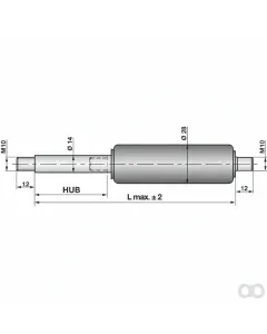 Prillinger - 00115913 - Gasdruckfeder Ohne Anschluesse