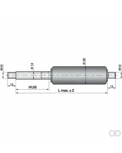 Prillinger - 00115915 - Gasdruckfeder Ohne Anschluesse