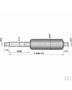 Prillinger - 00115917 - Gasdruckfeder Ohne Anschluesse
