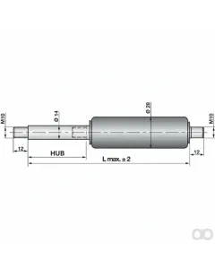 Prillinger - 00115920 - Gasdruckfeder Ohne Anschluesse