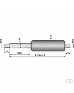 Prillinger - 00115921 - Gasdruckfeder Ohne Anschluesse