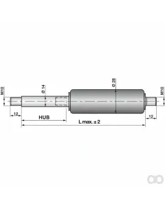 Prillinger - 00115925 - Gasdruckfeder Ohne Anschluesse