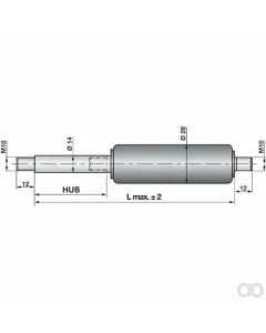Prillinger - 00115926 - Gasdruckfeder Ohne Anschluesse