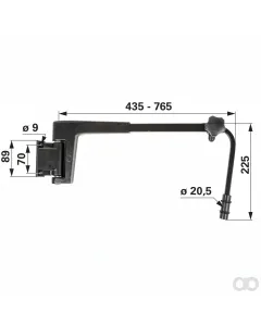 Prillinger - 00116432 - Teleskopspiegelhalter Rechts A