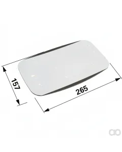 Prillinger - 00116701 - Ersatzglas 265x157 Mm