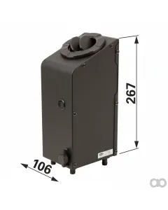 Prillinger - 00118045 - Kabinenheizung 12V, 267x106x13