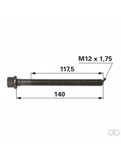 Prillinger - 00122011 - Zylinderkopfschraube Zu Sisu-Motor