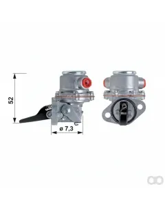 Prillinger - 00127500 - Kraftstoffpumpe mit 2 Loechern