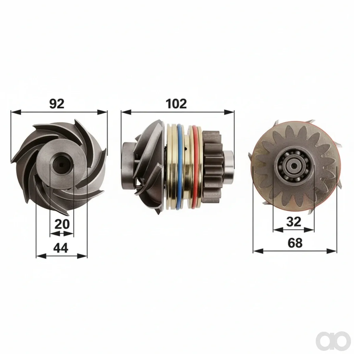 Prillinger - 00128219 - Wasserpumpe Anstelle Von John Deere