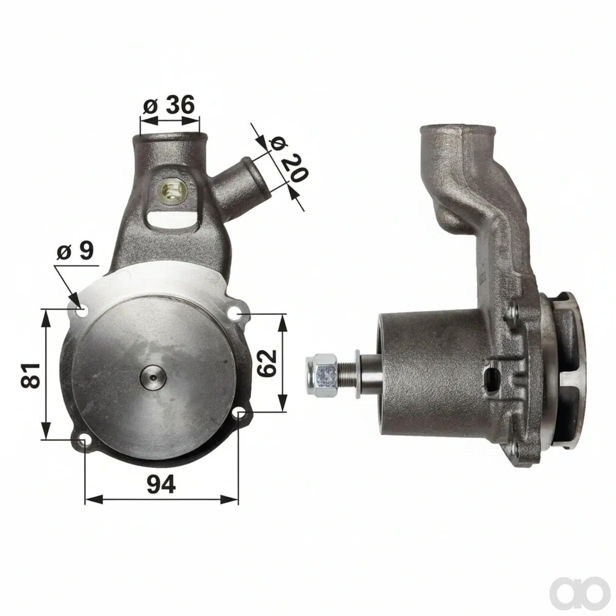 Prillinger - 00128726 - Wasserpumpe Anstelle Von Perkins
