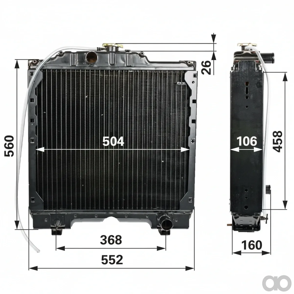 Prillinger - 00129434 - Kuehler Anstelle Von Cnh S47125