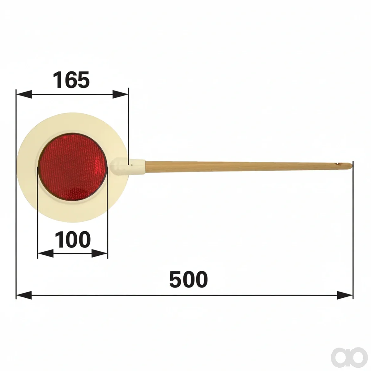Prillinger - 00130901 - Winkerkelle Rot