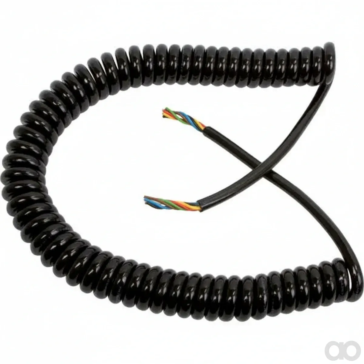 Prillinger - 00131774 - Spiralkabel 7-Polig, Laenge 4,5