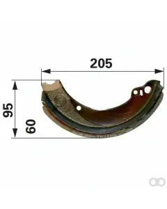 Prillinger - 00145191 - Bremsbacke fuer Hydraulische Bremse