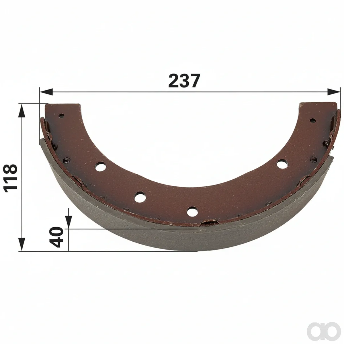 Prillinger - 00145443 - Bremsbacke fuer Handbremse 250X30