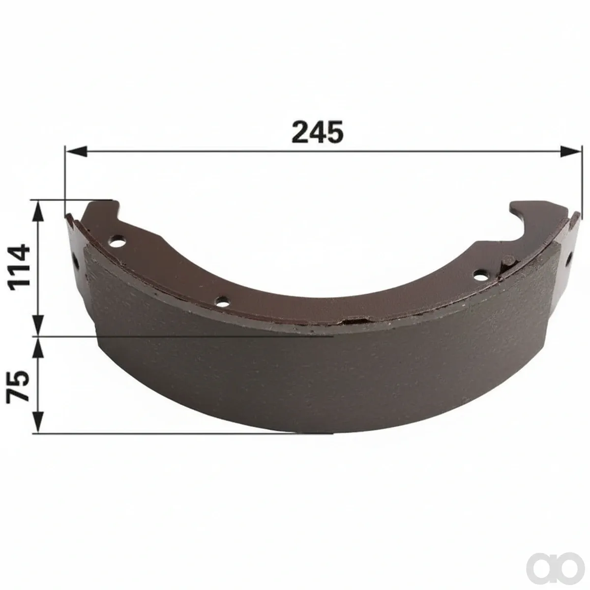 Prillinger - 00145553 - Bremsbacke Vorne Stangen, 245X75