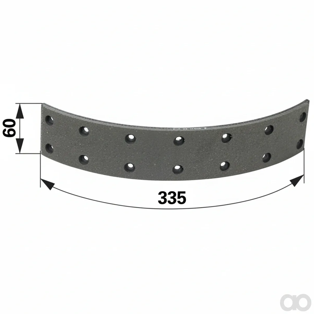 Prillinger - 00145858 - Bremsbelag 335x60x7 mm Zu Deut