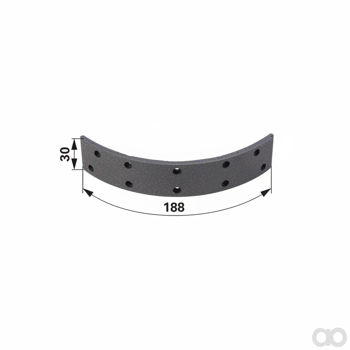 Prillinger - 00145870 - Bremsbelag 188x30x5 mm Zu Deut