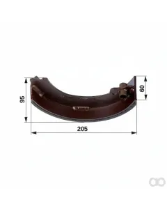Prillinger - 00146125 - Bremsbacke Fuer Hydraulische Be