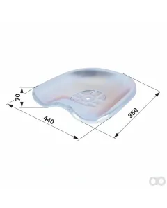 Prillinger - 00150573 - Schalensitz Aus Blech Verzinkt