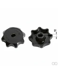 Prillinger - 00152227 - Drehgriff fuer Verstellspindel