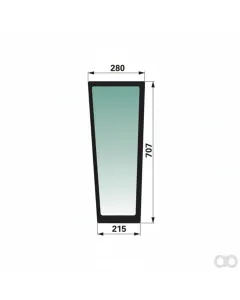 Prillinger - 00154101 - Frontscheibe rechts unten Farbe
