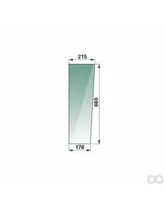 Prillinger - 00154103 - Frontscheibe rechts und Stangen