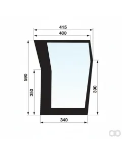 Prillinger - 00154731 - Frontscheibe Stangen unten Farbe