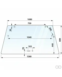 Prillinger - 00154841 - Heckscheibe Farbe Klar