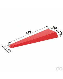 Prillinger - 00157022 - Kotfluegel Vorne Stangen fuer Steyr
