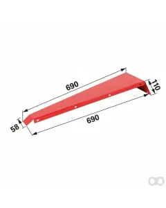 Prillinger - 00157023 - Kotfluegel Vorne rechts fuer Steyr