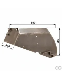 Prillinger - 00157040 - Kotfluegel Stangen fuer Steyr 955