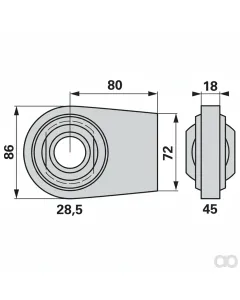 Prillinger - 00161375 - Unterlenkerende Kat.1/2 22,28