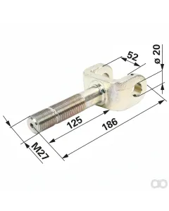 Prillinger - 00161715 - Gabelstueck Oben M27x2