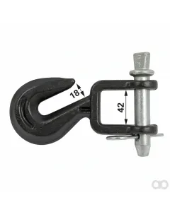 Prillinger - 00161887 - Ackerschienenhaken mit Bolzen
