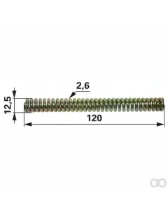 Prillinger - 00162602 - Druckfeder Kat.2 und Kat.3 Cb