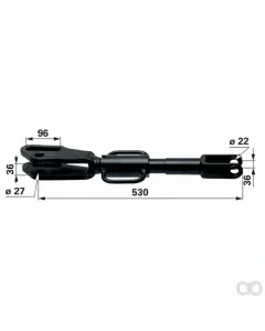 Prillinger - 00164108 - Hubstrebe 540-675 Mm