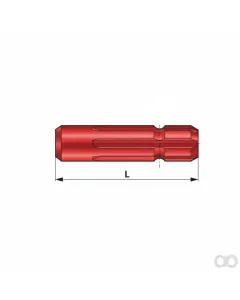 Prillinger - 00176304 - Anschlusswelle 150 Mm 1 3/8-6