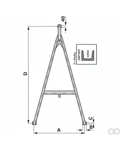 Prillinger - 00181912 - Zuggabel 1800x980 Mm