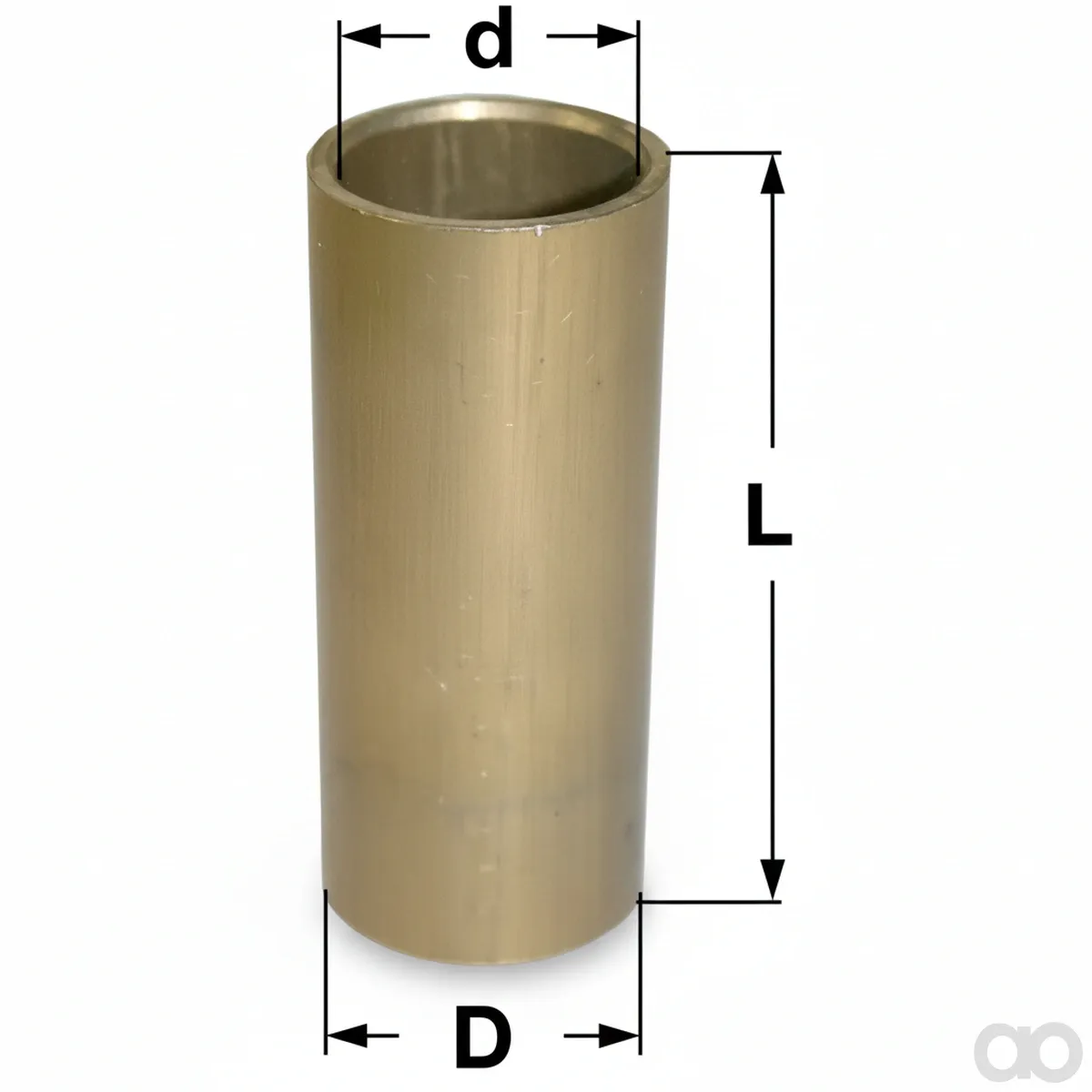 Prillinger - 00183083 - Federbuchse 35x42x100 Mm Messing