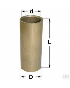 Prillinger - 00183084 - Federbuchse 40x48x100 Mm Messing