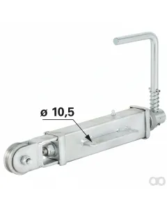 Prillinger - 00183201 - Standbremse Rolle Diameter 60 Mm Weiss