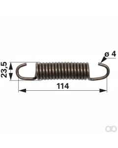 Prillinger - 00183382 - Feder fuer Bremsbacke Passend Zu